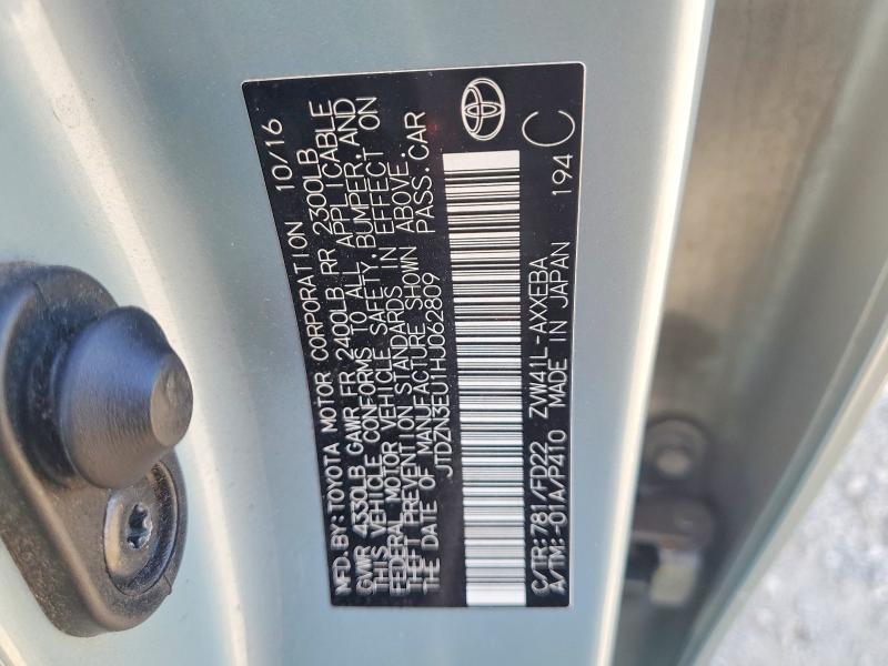 2017 Toyota Prius V მანქანა იყიდება აუქციონზე, vin: JTDZN3EU1HJ062809, აუქციონის ნომერი: 52095386