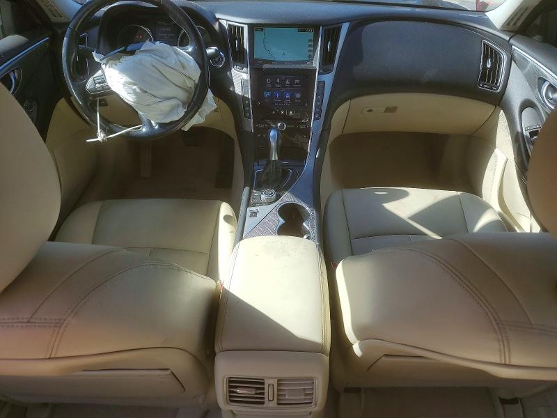 53281876 :رقم المزاد ، JN1BV7ARXEM697647 vin ، 2014 Infiniti Q50 مزاد بيع