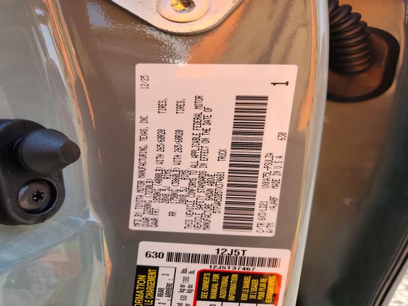 2026 Toyota Tundra მანქანა იყიდება აუქციონზე, vin: 5TFWA5DB5TX374681, აუქციონის ნომერი: 52665416