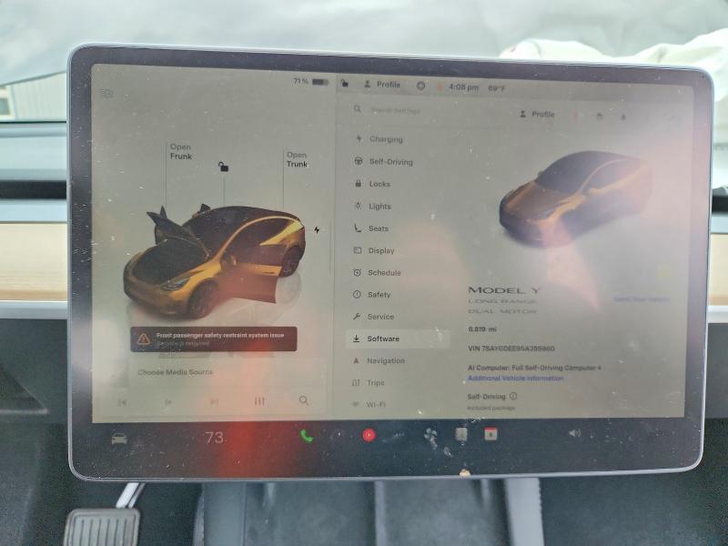 Продаж на аукціоні авто 2025 Tesla Model Y, vin: 7SAYGDEE9SA355960, номер лоту: 52466356