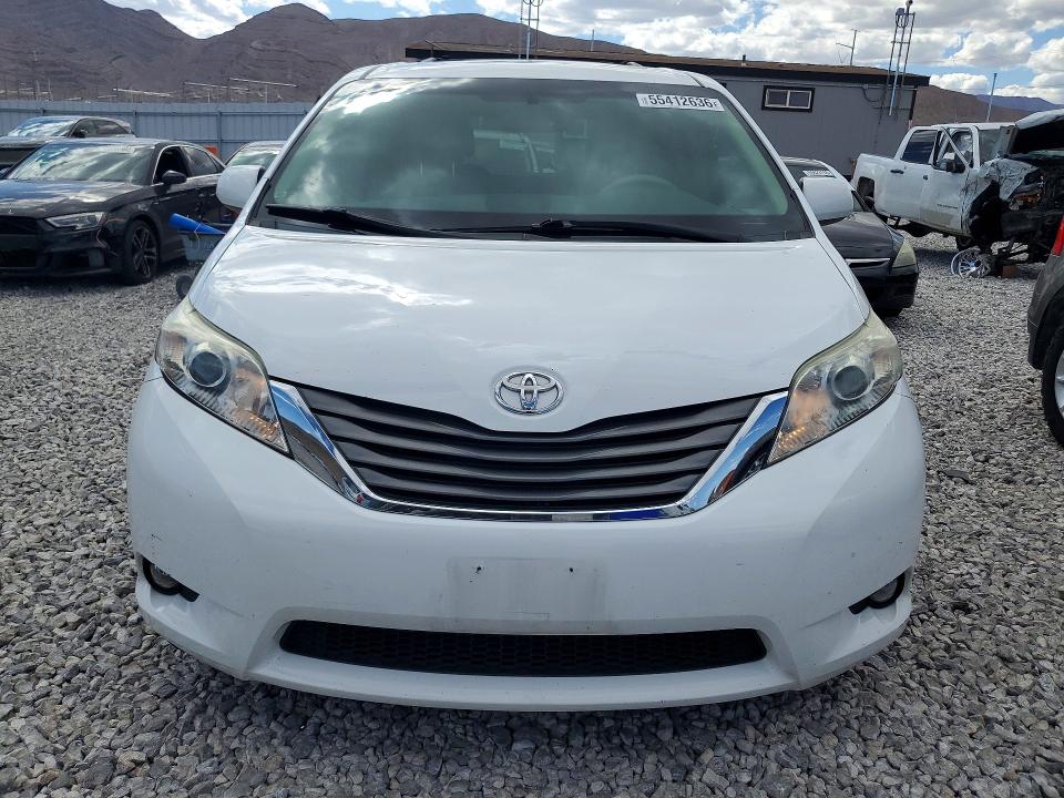 55412636 :رقم المزاد ، 5TDYK3DC6CS229285 vin ، 2012 Toyota Sienna مزاد بيع
