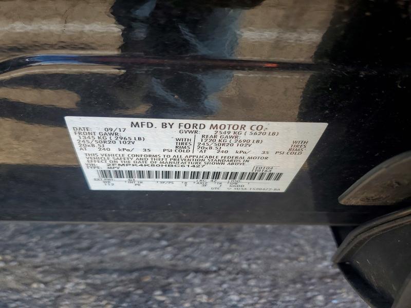 Продаж на аукціоні авто 2017 Ford Edge, vin: 2FMPK4K80HBC61427, номер лоту: 54011436