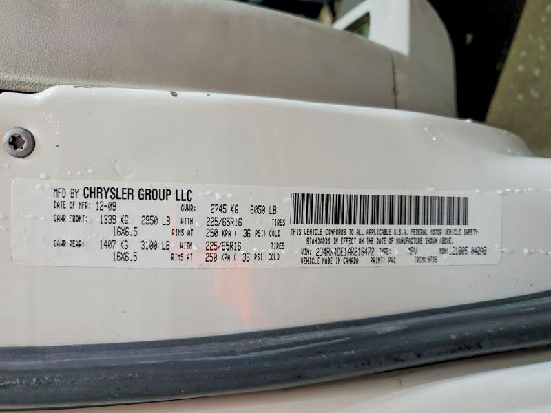 Aukcja sprzedaży 2010 Dodge Grand Caravan, vin: 2D4RN4DE1AR216472, numer aukcji: 52531586