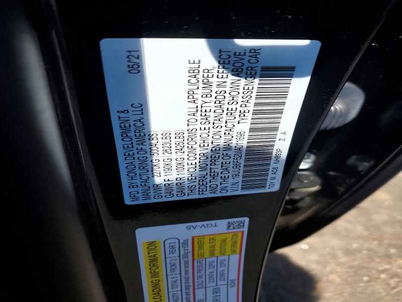 Продажа на аукционе авто 2021 Acura Tlx, vin: 19UUB6F52MA011696, номер лота: 54669666