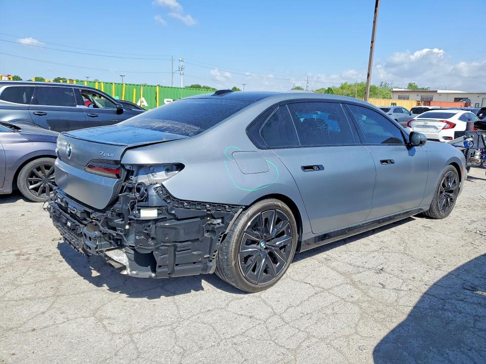 2023 Bmw 760 მანქანა იყიდება აუქციონზე, vin: WBA33EJ0XPCM54214, აუქციონის ნომერი: 53184536