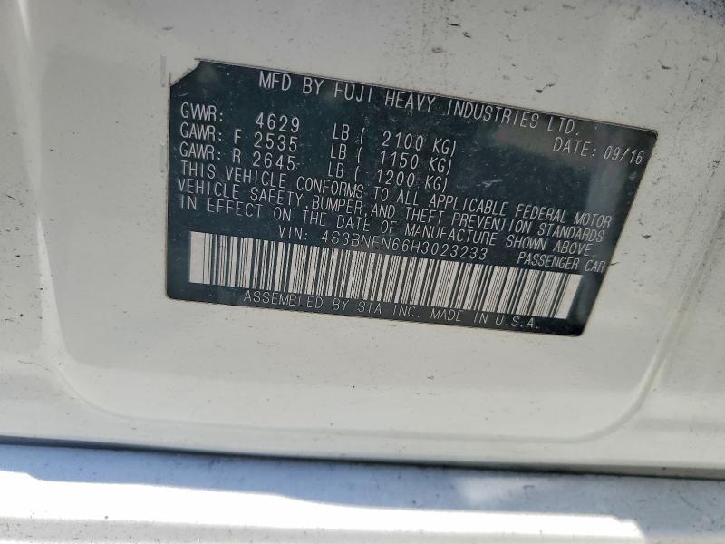 52595126 :رقم المزاد ، 4S3BNEN66H3023233 vin ، 2017 Subaru Legacy مزاد بيع