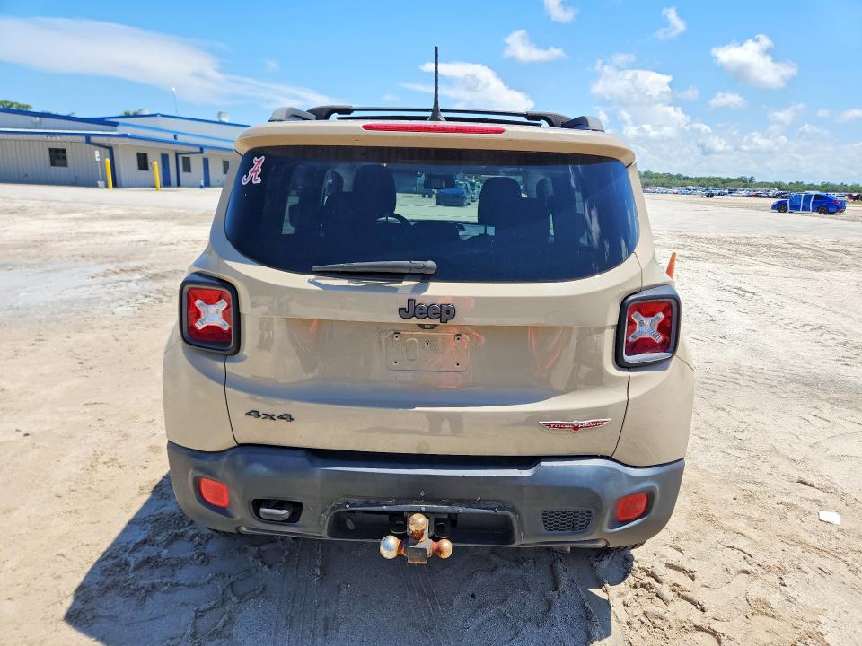2016 Jeep Renegade მანქანა იყიდება აუქციონზე, vin: ZACCJBCTXGPE14273, აუქციონის ნომერი: 54068286