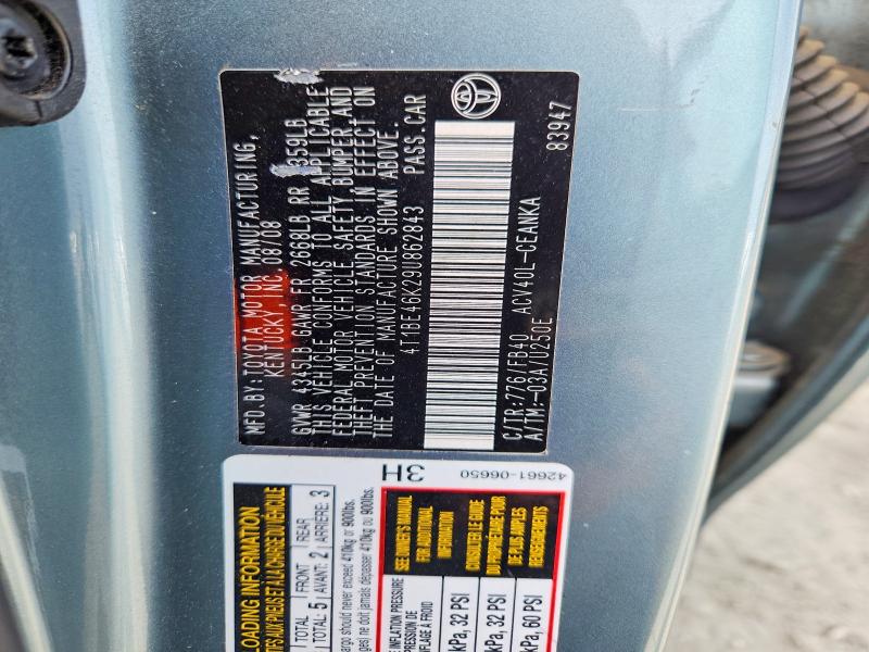 Продаж на аукціоні авто 2009 Toyota Camry, vin: 4T1BE46K29U862843, номер лоту: 52069376