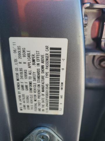 Продаж на аукціоні авто 2011 Acura Tsx, vin: JH4CU2F65BC013545, номер лоту: 52756386