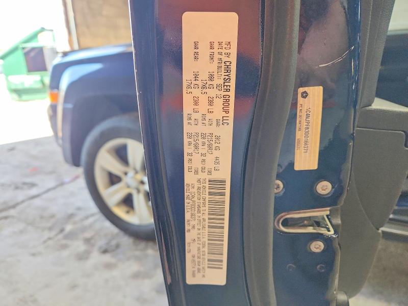 Продаж на аукціоні авто 2013 Jeep Patriot, vin: 1C4NJPFB3DD166371, номер лоту: 53705376
