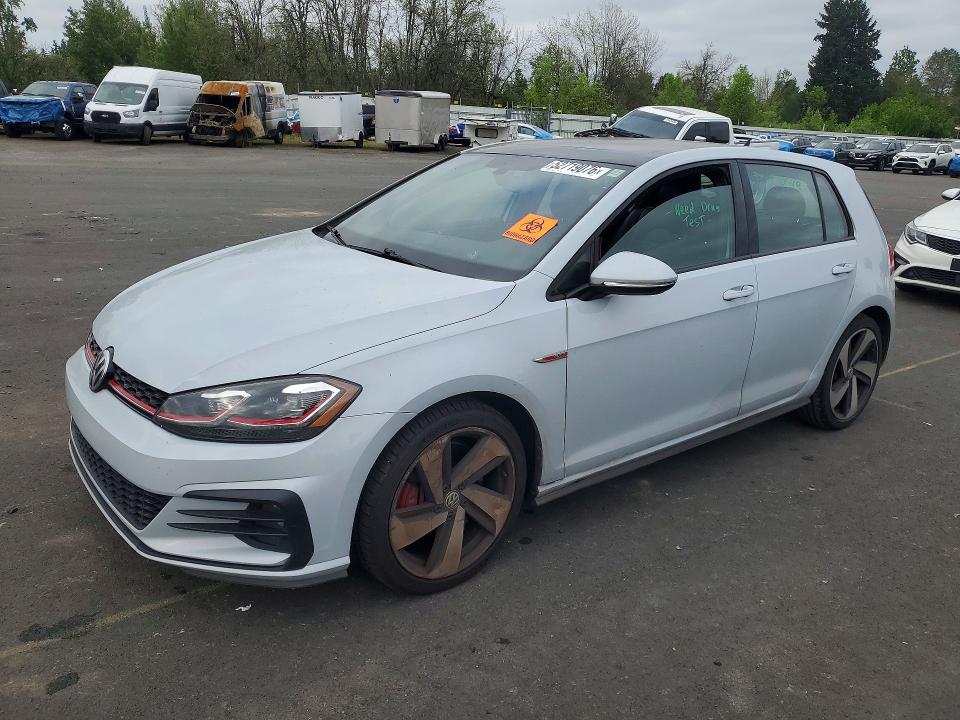 52719076 :رقم المزاد ، 3VW6T7AU9KM032521 vin ، 2019 Volkswagen Gti مزاد بيع