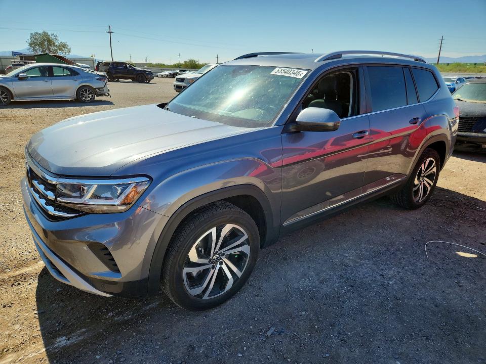 2022 Volkswagen Atlas მანქანა იყიდება აუქციონზე, vin: 1V2BP2CA7NC500620, აუქციონის ნომერი: 53540346