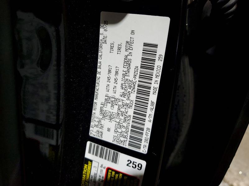 Aukcja sprzedaży 2025 Toyota Tacoma, vin: 3TMLB5JN2SM167636, numer aukcji: 54188006