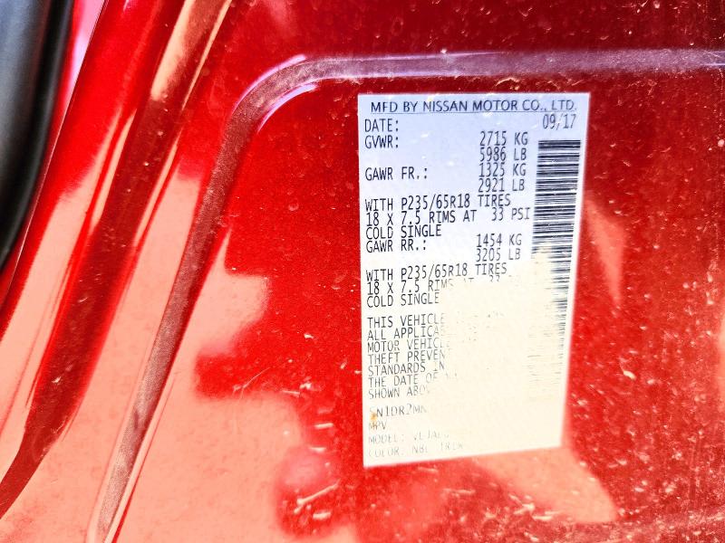 2018 Nissan Pathfinder მანქანა იყიდება აუქციონზე, vin: 5N1DR2MN8JC613682, აუქციონის ნომერი: 52959326