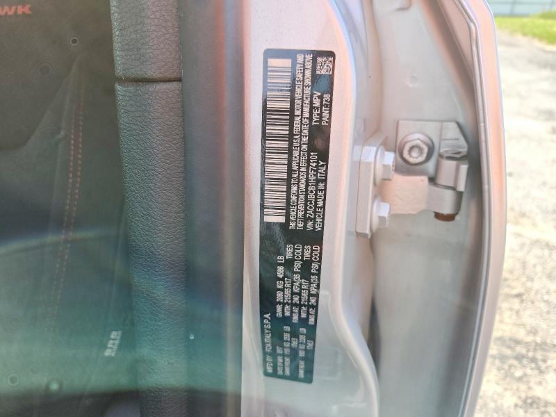 52424296 :رقم المزاد ، ZACCJBCB1HPF74101 vin ، 2017 Jeep Renegade مزاد بيع