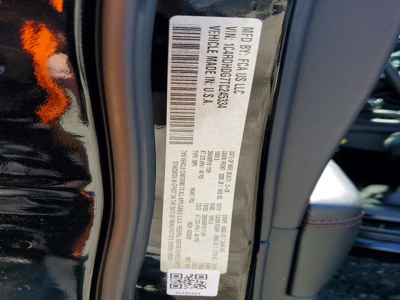 Продаж на аукціоні авто 2026 Dodge Durango, vin: 1C4RDHDG7TC245334, номер лоту: 52881926