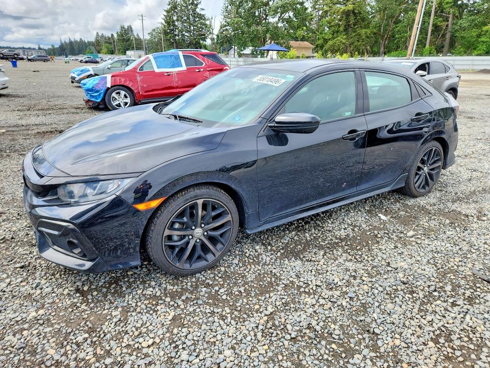 2020 Honda Civic მანქანა იყიდება აუქციონზე, vin: SHHFK7H49LU212307, აუქციონის ნომერი: 55018496