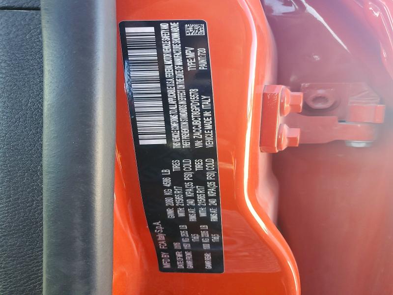 2016 Jeep Renegade მანქანა იყიდება აუქციონზე, vin: ZACCJBCT8GPD15578, აუქციონის ნომერი: 52930356