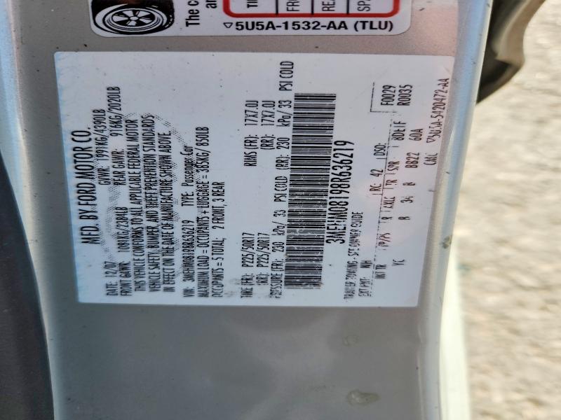Продаж на аукціоні авто 2008 Mercury Milan, vin: 3MEHM08198R636219, номер лоту: 52650756
