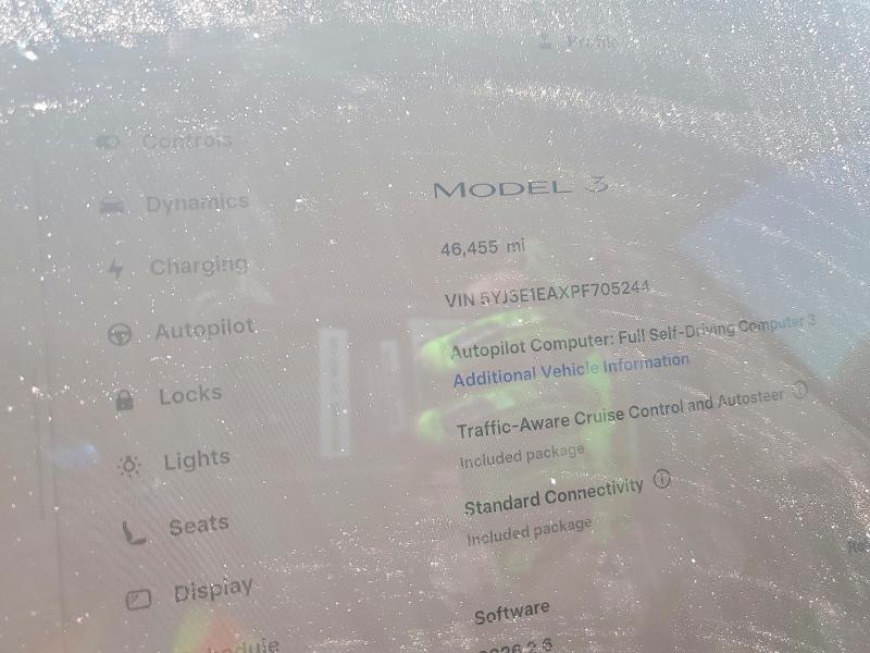 Продажа на аукционе авто 2023 Tesla Model 3, vin: 5YJ3E1EAXPF705244, номер лота: 49277726