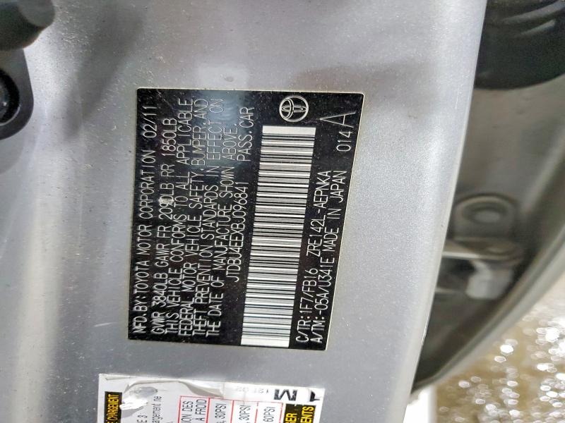 Aukcja sprzedaży 2011 Toyota Corolla, vin: JTDBU4EEXBJ096841, numer aukcji: 54627386