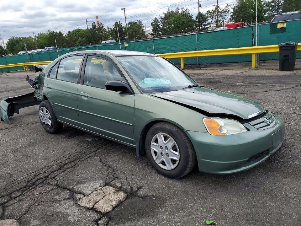 2003 Honda Civic მანქანა იყიდება აუქციონზე, vin: 2HGES16563H527714, აუქციონის ნომერი: 54527566
