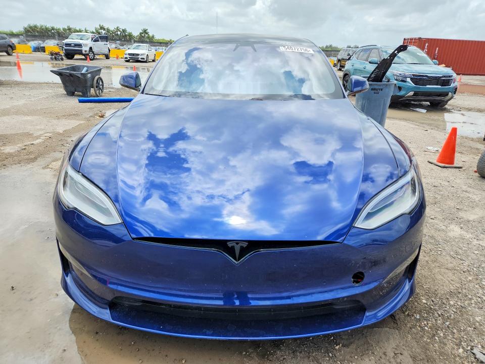2021 Tesla Model S მანქანა იყიდება აუქციონზე, vin: 5YJSA1E63MF446790, აუქციონის ნომერი: 54072756