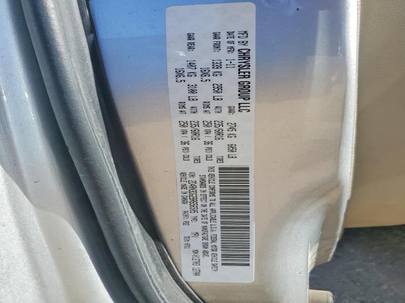 Auction sale of the 2011 Dodge Grand Caravan, vin: 2D4RN3DG2BR656505, lot number: 53942266