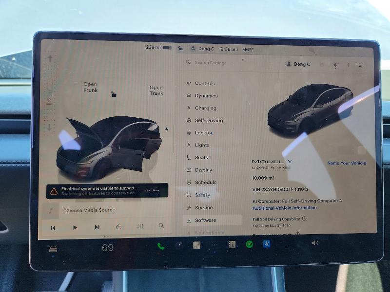 Aukcja sprzedaży 2026 Tesla Model Y, vin: 7SAYGDED0TF431612, numer aukcji: 52723406