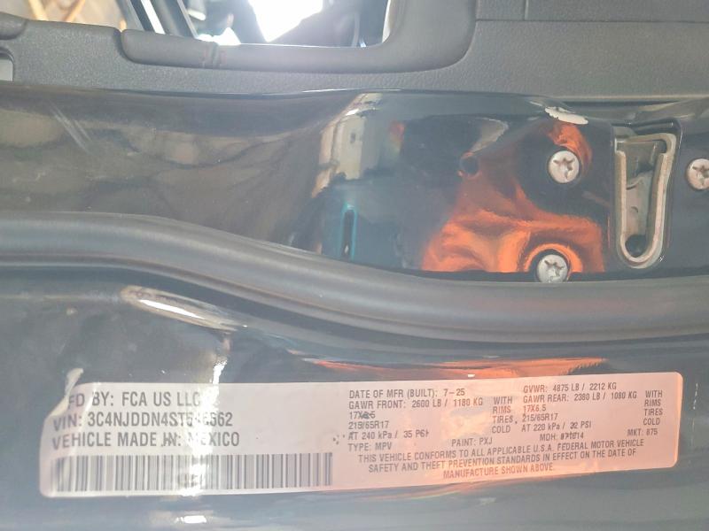 55069616 :رقم المزاد ، 3C4NJDDN4ST546662 vin ، 2025 Jeep Compass مزاد بيع