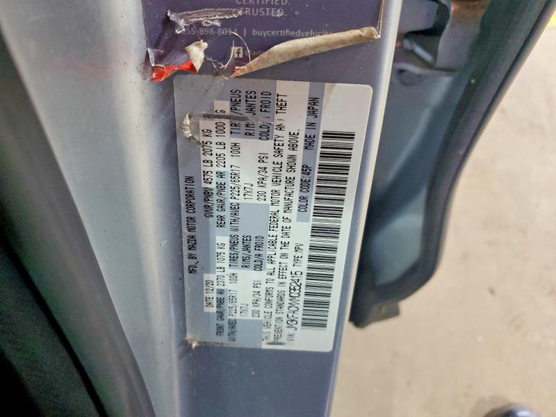 53588716 :رقم المزاد ، JM3KFACMXM0352415 vin ، 2021 Mazda Cx-5 مزاد بيع