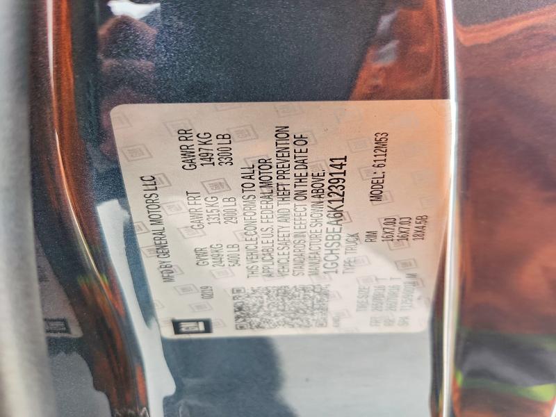 Aukcja sprzedaży 2019 Chevrolet Colorado, vin: 1GCHSBEA6K1239141, numer aukcji: 53834806