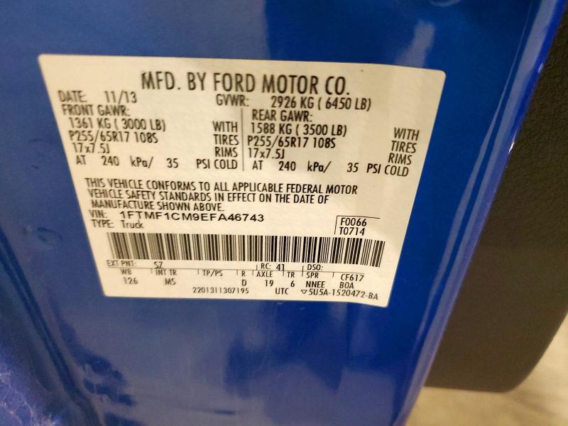 Aukcja sprzedaży 2014 Ford F150, vin: 1FTMF1CM9EFA46743, numer aukcji: 53008776