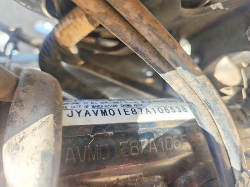 53257936 :رقم المزاد ، JYAVM01E87A106538 vin ، 2007 Yama Xvs650 مزاد بيع