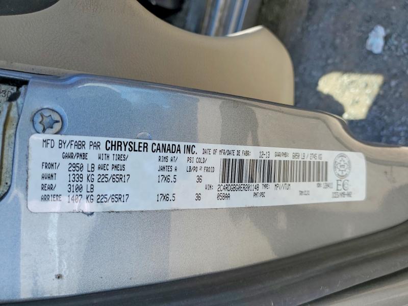 Auction sale of the 2014 Dodge Grand Caravan, vin: 2C4RDGBG0ER201148, lot number: 55412016