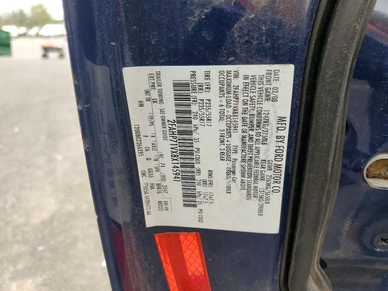 Продажа на аукционе авто 2008 Ford Crown Victoria, vin: 2FAHP71VX8X145941, номер лота: 52008726