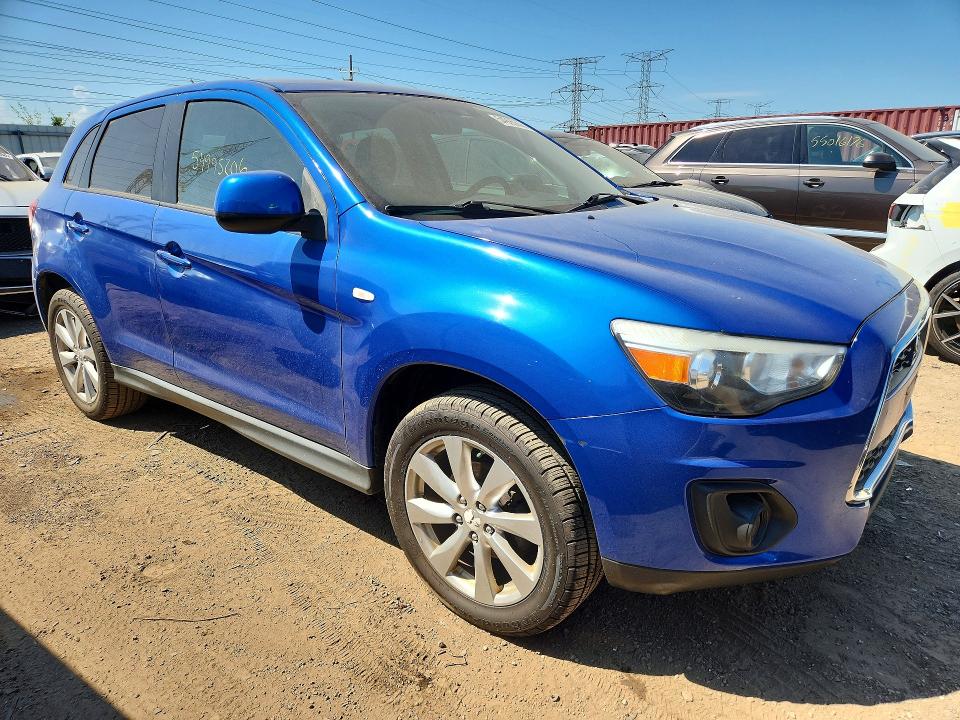 2015 Mitsubishi Outlander Sport მანქანა იყიდება აუქციონზე, vin: 4A4AP3AU6FE018350, აუქციონის ნომერი: 54995206