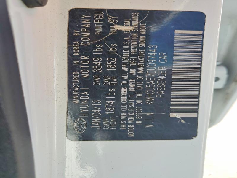 Продажа на аукционе авто 2013 Hyundai Accent, vin: KMHCU5AE7DU097443, номер лота: 54230536