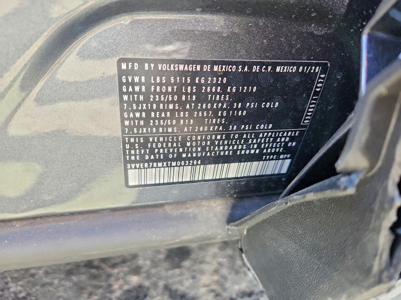 53415476 :رقم المزاد ، 3VVER7RMXTM063264 vin ، 2026 Volkswagen Tiguan مزاد بيع