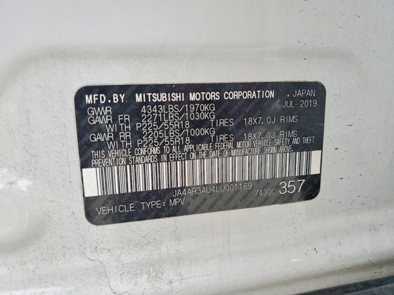 Продажа на аукционе авто 2020 Mitsubishi Outlander Sport, vin: JA4AR3AU4LU001169, номер лота: 53919136