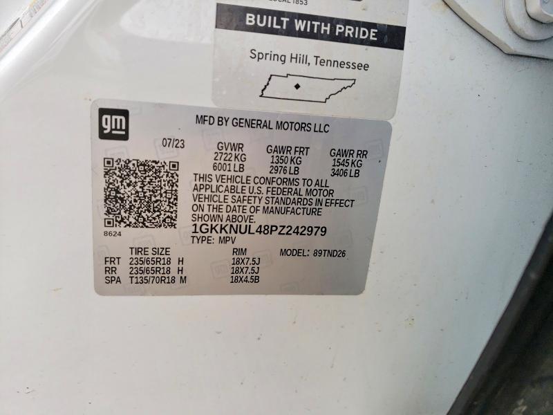 Продажа на аукционе авто 2023 Gmc Acadia, vin: 1GKKNUL48PZ242979, номер лота: 52869686