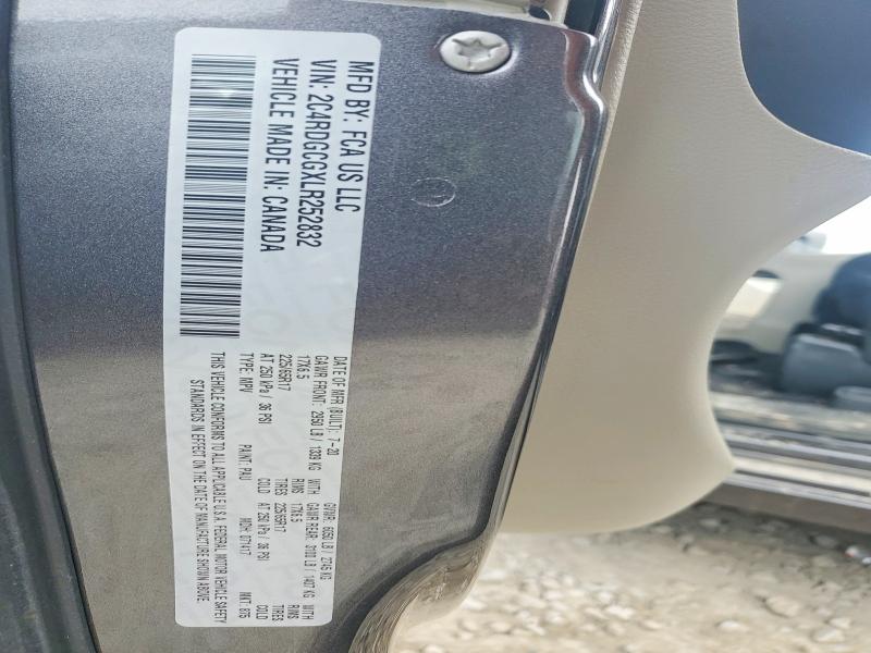 Aukcja sprzedaży 2020 Dodge Grand Caravan, vin: 2C4RDGCGXLR252832, numer aukcji: 53473746