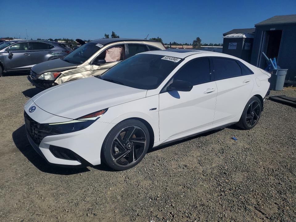 53243366 :رقم المزاد ، KMHLR4AFXPU542301 vin ، 2023 Hyundai Elantra مزاد بيع