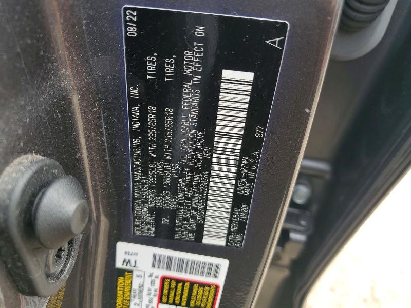 Продажа на аукционе авто 2022 Toyota Highlander, vin: 5TDGZRBH0NS238284, номер лота: 54769166