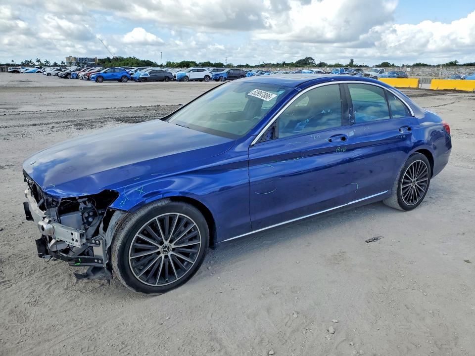 52997886 :رقم المزاد ، W1KWF8DB8LR567176 vin ، 2020 Mercedes-benz C مزاد بيع
