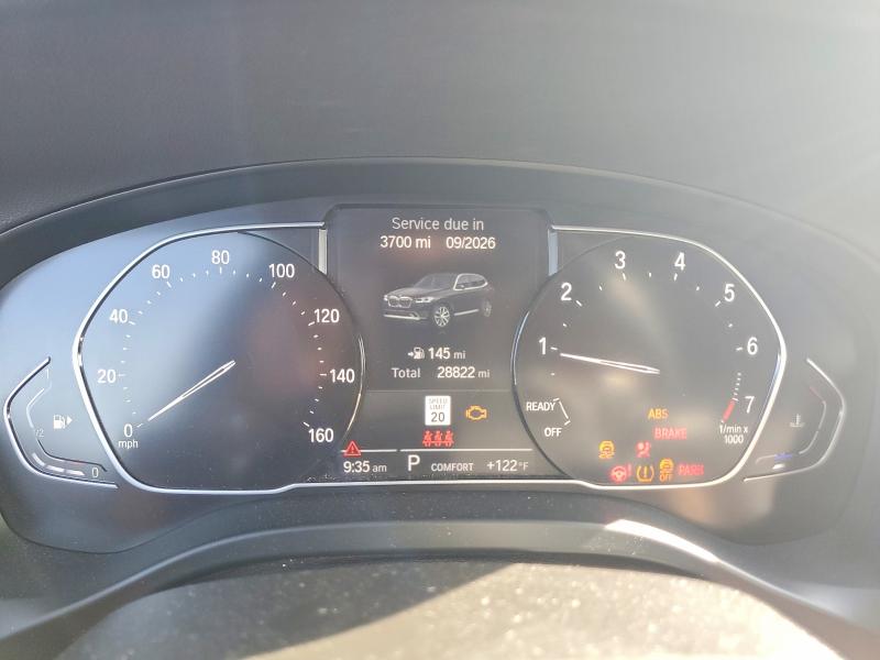 55187126 :رقم المزاد ، WBX57DP00NN162304 vin ، 2022 Bmw X3 مزاد بيع