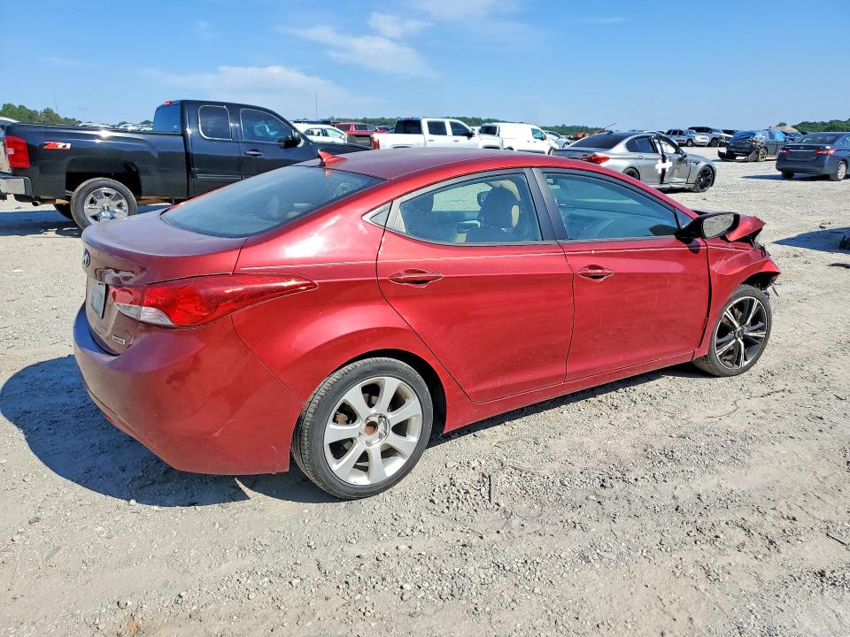 52042766 :رقم المزاد ، 5NPDH4AE6DH244854 vin ، 2013 Hyundai Elantra مزاد بيع