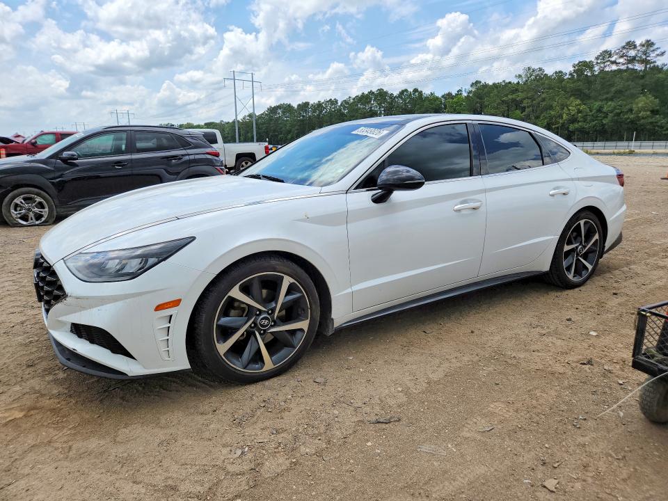 53349826 :رقم المزاد ، 5NPEJ4J26MH106293 vin ، 2021 Hyundai Sonata مزاد بيع