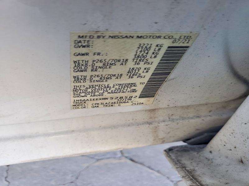 Продаж на аукціоні авто 2021 Nissan Titan, vin: 1N6AA1EEXMN528582, номер лоту: 54288666