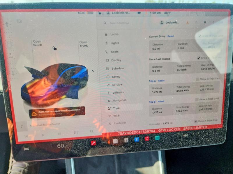 52919796 :رقم المزاد ، 7SAYGDED0TF536764 vin ، 2026 Tesla Model Y مزاد بيع